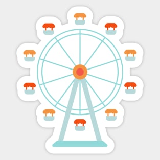 Ferris Wheel Icon Sticker